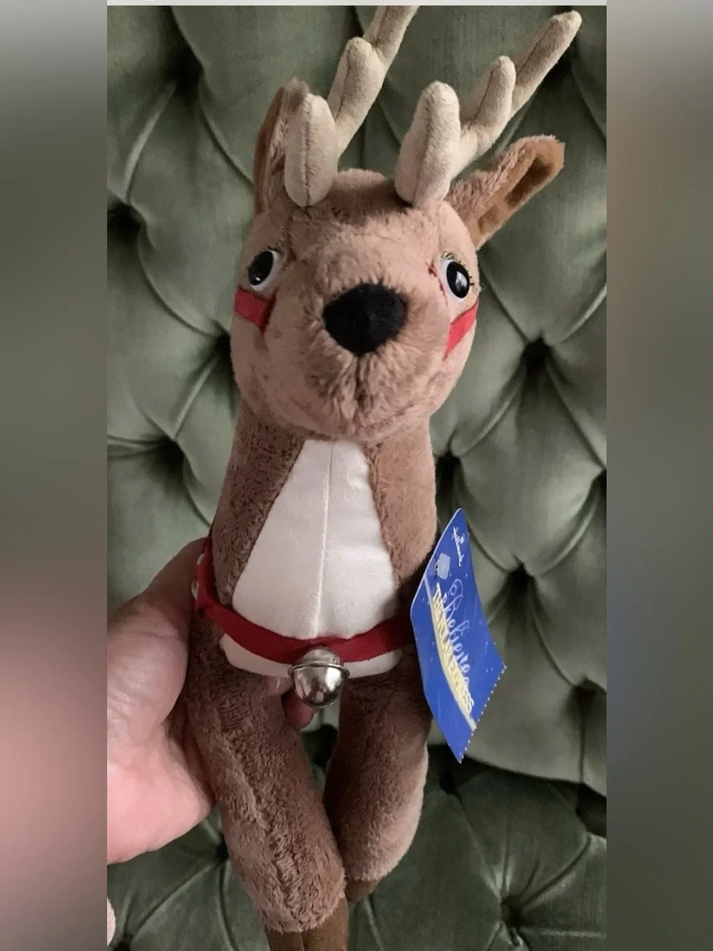 Hallmark Polar Express Reindeer Plush Stuffed Animal 13